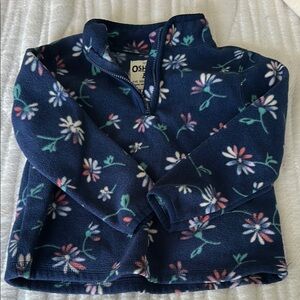 Floral Fleece Pullover